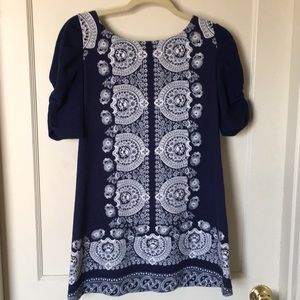 Anthropologie Akemi + Kin Patterned Tunic Dress